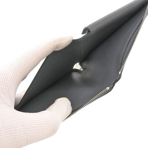 未使用 エルメス ジップアンゴー2 シェーヌダンクル エバーカラー グリミスティ シルバー金具 K刻印(2025年製) 二つ折り財布 グレー 0322【中古】HERMES