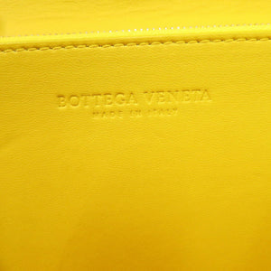 美品 ボッテガヴェネタ ザ クラシック マットクロコ イエロー 黄 ショルダーバッグ 0341【中古】BOTTEGAVENETA