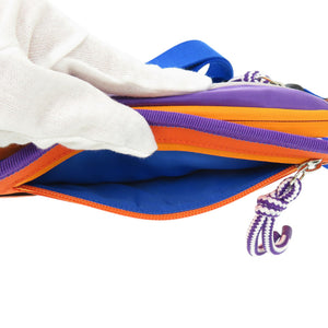 未使用 グッチ GGナイロン GGベルト ウエストバッグ 752102 ナイロン ラバー ブルー パープル オレンジ ボディバッグ 0365【中古】GUCCI