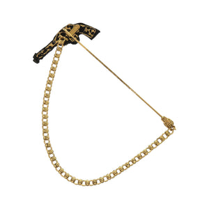 ドルチェ アンド ガッバーナ ジュエルガン メタル ビーズ ゴールド 金 ブローチ 0375【中古】DOLCE&GABBANA