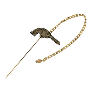 ドルチェ アンド ガッバーナ ジュエルガン メタル ビーズ ゴールド 金 ブローチ 0375【中古】DOLCE&GABBANA