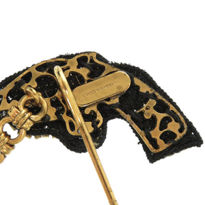 ドルチェ アンド ガッバーナ ジュエルガン メタル ビーズ ゴールド 金 ブローチ 0375【中古】DOLCE&GABBANA