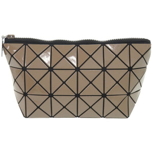 新品同様 イッセイミヤケ バオバオ BAOBAO BB13 AG301 PVC ポリエステル ブラウン 茶 ポーチ 0387【中古】ISSEY MIYAKE