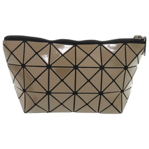 新品同様 イッセイミヤケ バオバオ BAOBAO BB13 AG301 PVC ポリエステル ブラウン 茶 ポーチ 0387【中古】ISSEY MIYAKE