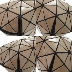 新品同様 イッセイミヤケ バオバオ BAOBAO BB13 AG301 PVC ポリエステル ブラウン 茶 ポーチ 0387【中古】ISSEY MIYAKE