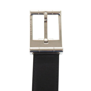 新品同様 ブルガリ ベルト レザー ブラック サイズ110 0403【中古】BVLGARI メンズ