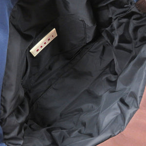 新品同様 マルニ PUFF トートバッグ ミニ BMMP0131 ナイロン ブラウン 2way ショルダーバッグ 0430【中古】MARNI