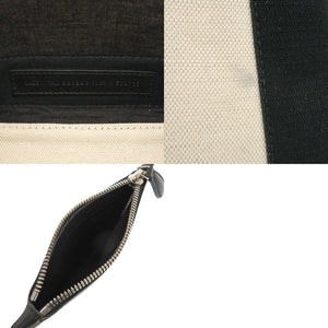 新品同様 バレンシアガ ネイビーカバス XS キャンバス レザー ライトベージュ ブラック 2way ハンドバッグ 0433【中古】BALENCIAGA