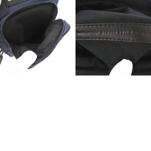 美品 バレンシアガ 620260 ナイロン ネイビー ボディバッグ ショルダーバッグ 0434【中古】BALENCIAGA