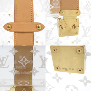 美品 ルイ ヴィトン ボワット スコット モノグラム GI0481 プレキシガラス クリア メイクボックス ジュエリーケース 小物入れ LV 0435【中古】LOUIS VUITTON