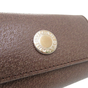 未使用品 ブルガリ 6連キーケース レザー ブラウン 0446【中古】BVLGARI