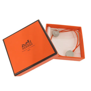 美品 エルメス セリエ コードブレスレットメタル オレンジ 0534【中古】HERMES