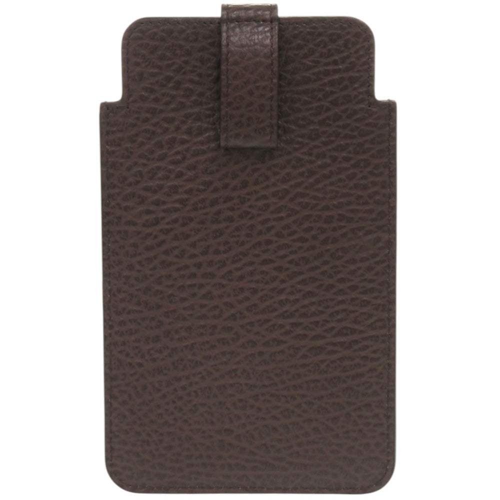新品同様 メゾン マルジェラ フォンケース ステッチ S56UI0226P0399T2186 レザー ブラウン 茶 バッグ 0557【中古】Maison Margiela