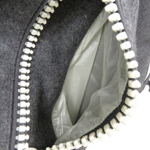 美品 モンクレール ARMENTIERES ウールフーデッドダウンジャケット アミ アレクサンドル マテュッシ AMI Alexandre Mattiussi B20914192085 57644 グレー 0563【中古】MONCLER