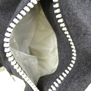 美品 モンクレール ARMENTIERES ウールフーデッドダウンジャケット アミ アレクサンドル マテュッシ AMI Alexandre Mattiussi B20914192085 57644 グレー 0563【中古】MONCLER