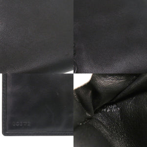 ロエベ アナグラム ナッパレザー ブラック 長財布 黒 0583【中古】LOEWE