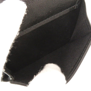 ジミーチュウ スター 星 スタッズ レザー ブラック 三つ折り財布 黒 0585【中古】JIMMY CHOO