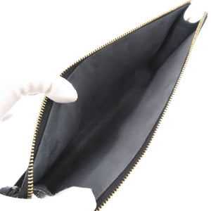 美品 ルイ ヴィトン ポシェット アクセソワール エピ M52942 エピレザー ノワール ポーチ 黒 LV 0587【中古】LOUIS VUITTON