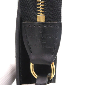 美品 ルイ ヴィトン ポシェット アクセソワール エピ M52942 エピレザー ノワール ポーチ 黒 LV 0587【中古】LOUIS VUITTON