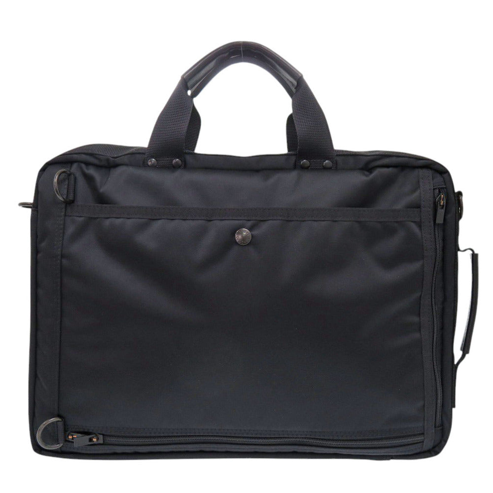 美品 ラゲッジレーベル ブリーフケース ZONE 973-05751 ナイロン ブラック ビジネスバッグ リュック 黒 0598【中古】吉田カバン LUGGAGE LABEL