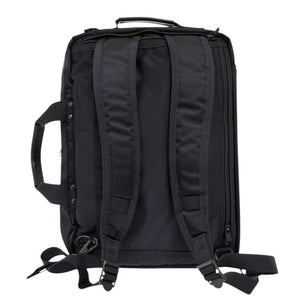 美品 ラゲッジレーベル ブリーフケース ZONE 973-05751 ナイロン ブラック ビジネスバッグ リュック 黒 0598【中古】吉田カバン LUGGAGE LABEL