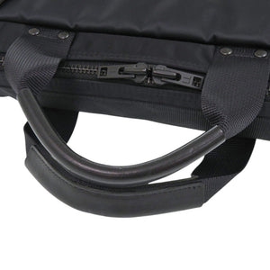 美品 ラゲッジレーベル ブリーフケース ZONE 973-05751 ナイロン ブラック ビジネスバッグ リュック 黒 0598【中古】吉田カバン LUGGAGE LABEL