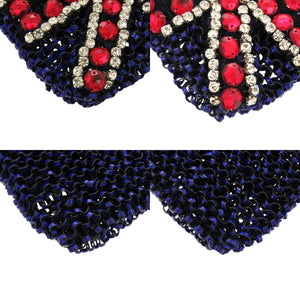 美品 アンテプリマ ミニ ユニオンジャック ワイヤー ブルー ハンドバッグ 0607【中古】ANTEPRIMA