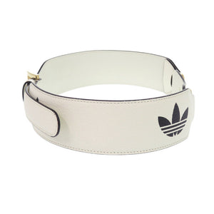 美品 グッチ アディダス ホースビット 625854 レザー ホワイト ベルト 白 0608【中古】GUCCI