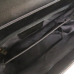 美品 サルヴァトーレフェラガモ ガンチーニ レザー ブラック ハンドバッグ 黒 0611【中古】Salvatore Ferragamo