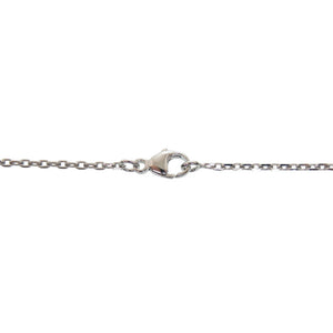 美品 エルメス ミニポップアッシュ ST 02 63 メタル グレー ネックレス 0659【中古】HERMES
