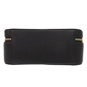 未使用 シャネル マトラッセ AP4778 キャビアスキン ブラック ゴールドチェーンショルダーバッグ ヴァニティケース 黒 ココマーク 0661【中古】CHANEL