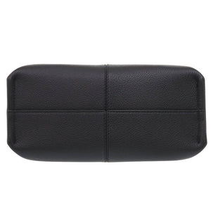 新品同様 ポレーヌ ヌメロヌフ ミニ レザー ブラック 2way ハンドバッグ 黒 0674【中古】POLENE