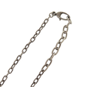 美品 グッチ ウロボロス シルバー925 K18PG 750PG シルバー ピンクゴールド ネックレス 0723【中古】GUCCI