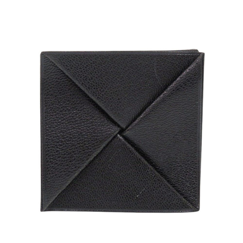美品 エルメス ズールー シェーブル ブラック 〇Q刻印 コインケース 黒 0776【中古】HERMES
