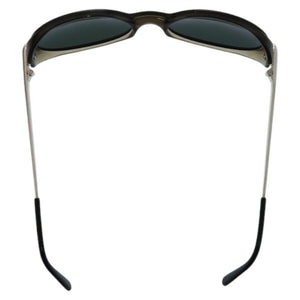 美品 カルティエ オーバル 2793634 プラスチック メタル グレー サングラス 0792【中古】CARTIER