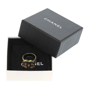 美品 シャネル ココマーク メタル 約12号 ゴールド 金 リング 指輪 0796【中古】CHANEL