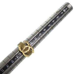 美品 シャネル ココマーク メタル 約12号 ゴールド 金 リング 指輪 0796【中古】CHANEL