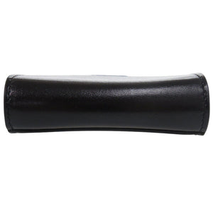 新品同様 ジルサンダー フォンホルダー タングル レザー ブラック ショルダーバッグ 黒 0806【中古】JIL SANDER