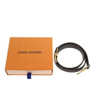 新品同様 ルイ ヴィトン ダミエ用 ショルダーストラップ レザー ブラウン LV 0815【中古】LOUIS VUITTON