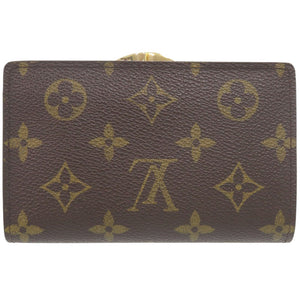 ベタなし 美品 ルイ ヴィトン ポルト モネ ビエ ヴィエノワ モノグラム M61663 二つ折り財布 LV 0840【中古】LOUIS VUITTON