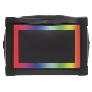 ルイ ヴィトン ソフトトランク レインボーカラー タイガ M30341 レザー ブラック ショルダーバッグ 黒 LV 0844【中古】LOUIS VUITTON メンズ