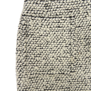 美品 ボッテガヴェネタ 813032 スカート モヘア ウール ナイロン ホワイト ブラック 0848【中古】BOTTEGAVENETA