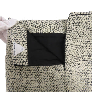 美品 ボッテガヴェネタ 813032 スカート モヘア ウール ナイロン ホワイト ブラック 0848【中古】BOTTEGAVENETA
