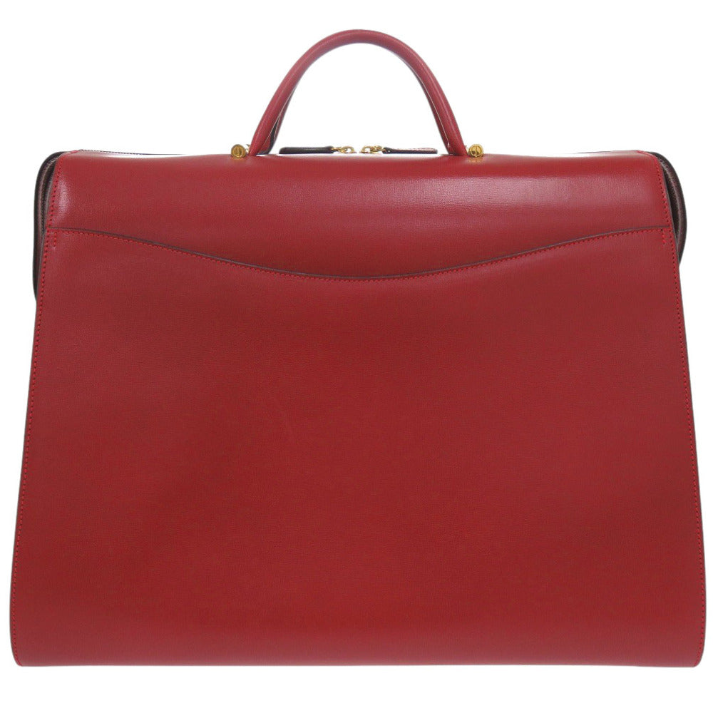 美品 ダンヒル ヴィンテージ レザー レッド ボストンバッグ 赤 0863【中古】Dunhill メンズ