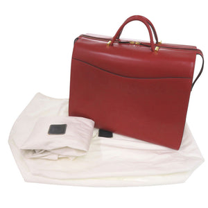 美品 ダンヒル ヴィンテージ レザー レッド ボストンバッグ 赤 0863【中古】Dunhill メンズ