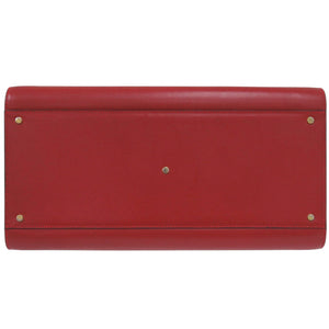 美品 ダンヒル ヴィンテージ レザー レッド ボストンバッグ 赤 0863【中古】Dunhill メンズ