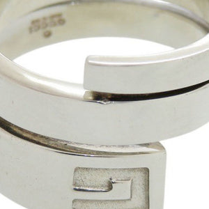 美品 グッチ スパイラル スネーク リング シルバー925 13号 シルバー 指輪 0879【中古】GUCCI