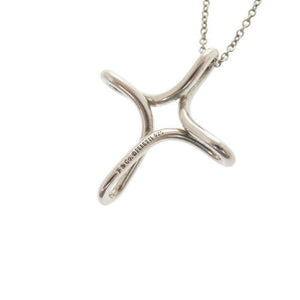 ティファニー オープンクロス シルバー925 ネックレス 0905【中古】TIFFANY&Co.