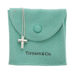 美品 ティファニー テンダネスハートクロスペンダント シルバー925 シルバー ネックレス 0906【中古】TIFFANY&Co.
