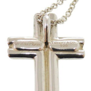 美品 ティファニー テンダネスハートクロスペンダント シルバー925 シルバー ネックレス 0907【中古】TIFFANY&Co.